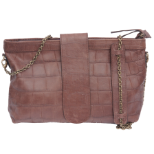 sac minima croco marron